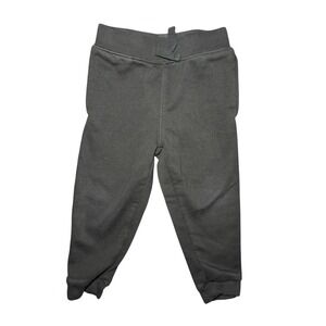 The Childrens Place Jogger Pants Boys 3T Black Fleece Lined Drawstring Sweats
